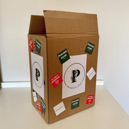 Caja de envíos de pradoplant